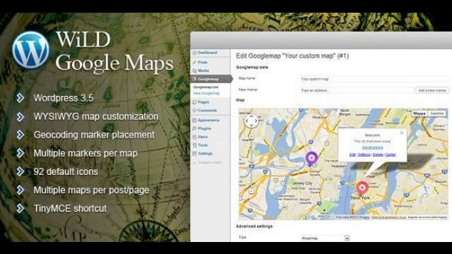 Preview WiLD Google Maps WordPress смотреть онлайн