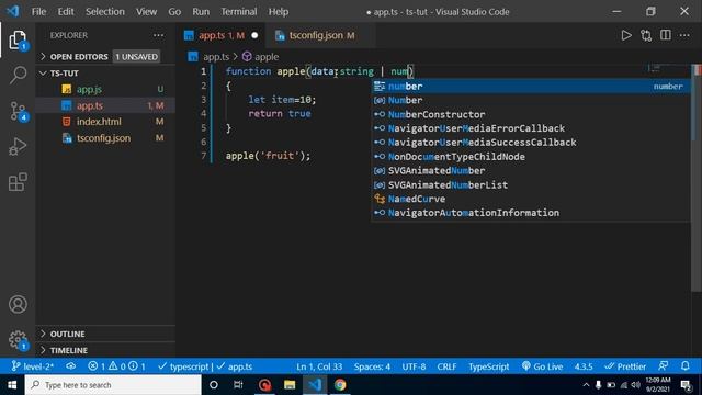 Typescript tutorial for beginners in Hindi #24 Code Quality improvement Options смотреть онлайн