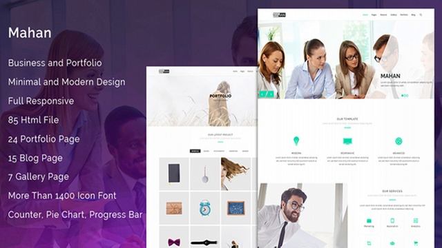 Mahan - Business, Portfolio, ... (Multi-Purpose Template) | Themeforest Website Templates and Theme смотреть онлайн