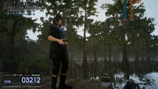 Final Fantasy 15 PC Benchmark Ryzen 1500x gtx 1060 Gameworks turned off смотреть онлайн