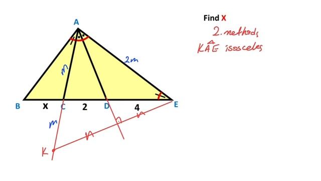 How to Find the Length of X in the Triangle | Geometry | Math | 3 Methods смотреть онлайн