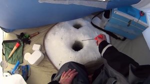 Рыбалка зимой в Шарыпово 2 (Красноярский край) 11-12.03.16