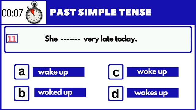 Past Simple Tense Quiz A1-Elementary Level Grammar Can you score 20/20? смотреть онлайн