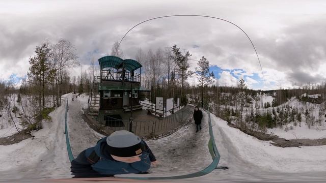 КАРЕЛИЯ | Рускеала | Мраморный каньон | ТАРЗАНКА в 360 #360 #5k смотреть онлайн