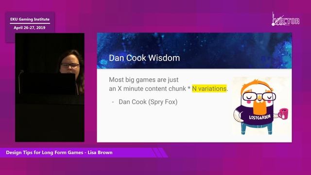 Vector '19 - Lisa Brown on Design Tips for Long Form Games смотреть онлайн