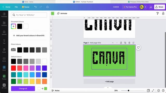 How to make Crack effect letter & object in canva | canva tutorial смотреть онлайн
