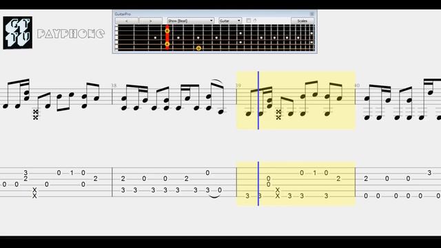 Learn How to Play PAYPHONE Fingerstyle Acoustic Guitar Lesson TABS Maroon 5 смотреть онлайн
