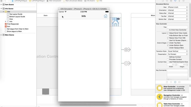 Native Left to Right segue in iOS смотреть онлайн