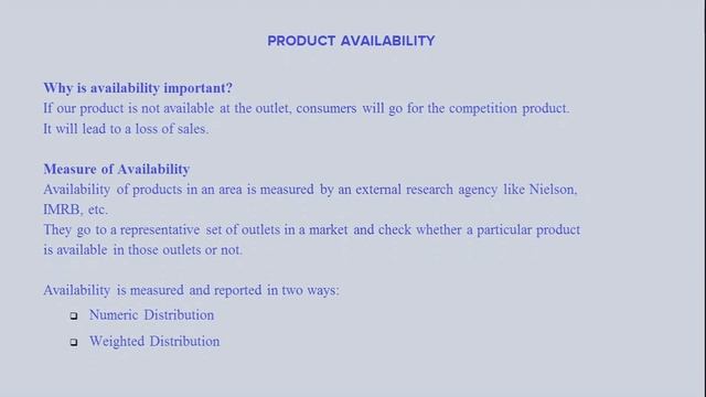 Numeric Distribution | Product Availability | FMCG смотреть онлайн