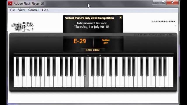 When the love falls - Yiruma - Virtual Piano смотреть онлайн
