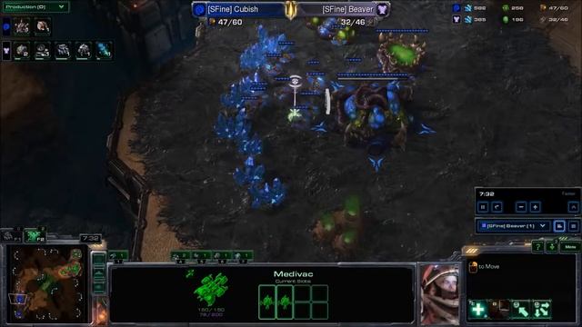 Beaver vs Cubish TvZ Secret Springs смотреть онлайн