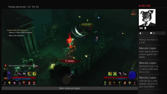 Diablo 3 - Brasil - Ao Vivo - PS4 смотреть онлайн