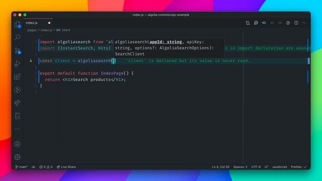 Build a custom search UI with Algolia, powered by Commerce.js API webhooks смотреть онлайн