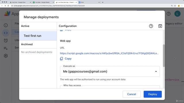 03Sheets API - 03 JSON || Spreadsheet API смотреть онлайн