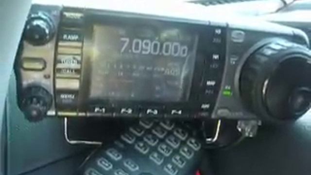Прием КВ на трансивер ICOM-7000 смотреть онлайн