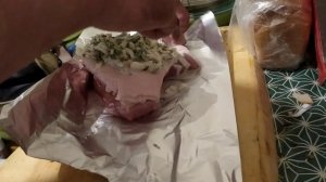 мясо в фольге в аэрогриле