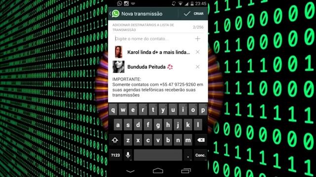 COMO ENVIAR MENSAGEM PARA VARIAS PESSOAS AO MESMO TEMPO ( Nova Transmissão WhatsApp ) смотреть онлайн