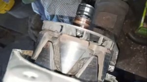 Снятие и капитальный ремонт генератора митсубиси для Логан, Лансер.