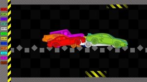 Stickman Cars: Survival Race in Algodoo #2