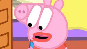 Lipstick - Peppa Funny Animation