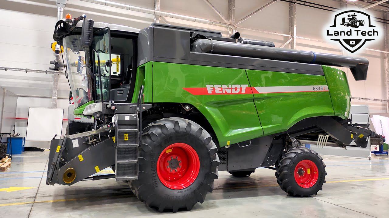 FENDT 6335C - комбайн, который может переключаться между одно и двухбарабанной сепарацией! смотреть онлайн