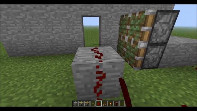 Minecraft-легкое создание потайной двери! смотреть онлайн