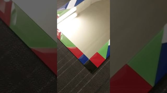 Панно из стекла Лакобель на зеркале. смотреть онлайн