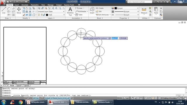 50) AUTOCAD EXTRIM KOMUTU /AUTOCAD OTOMATİK KIRPMA KOMUTU смотреть онлайн