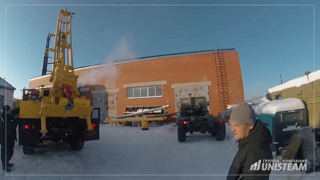 Буровая установка УРБ 2А2 с усиленной кареткой на шасси Камаз 43118 смотреть онлайн