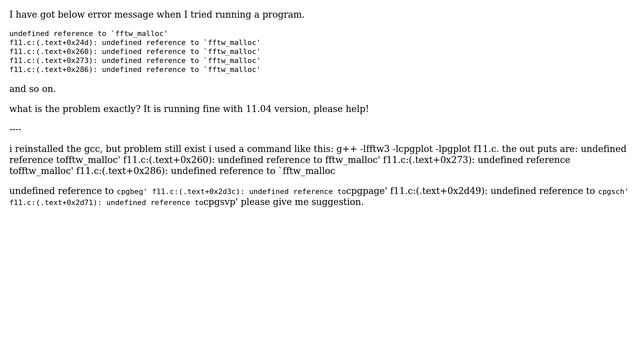 Ubuntu: compiling problems смотреть онлайн