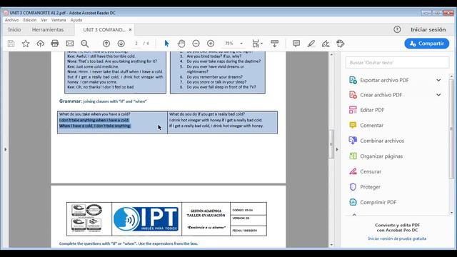 A1.2 Unit 3 Indefinite pronouns, Simple present/continuous, Aches and pains, Zero conditional PART смотреть онлайн