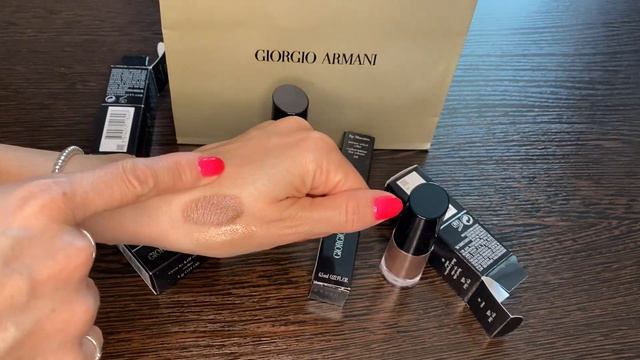 Распаковка косметики от Giorgio Armani, первые впечатления смотреть онлайн