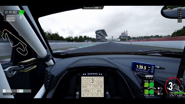 Barcelona | Audi R8 LMS Evo II GT3 | Assetto Corsa Competizione + Telemetry & Setup смотреть онлайн