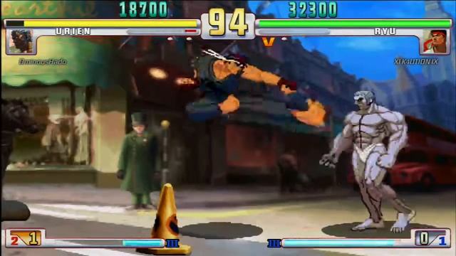 Street Fighter III 3rd Strike Online Edition Ranked Match Ryu A+ смотреть онлайн