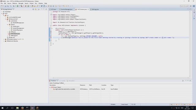 Bukkit - HCF Core Speed Coding #1 - Core & MySQL смотреть онлайн