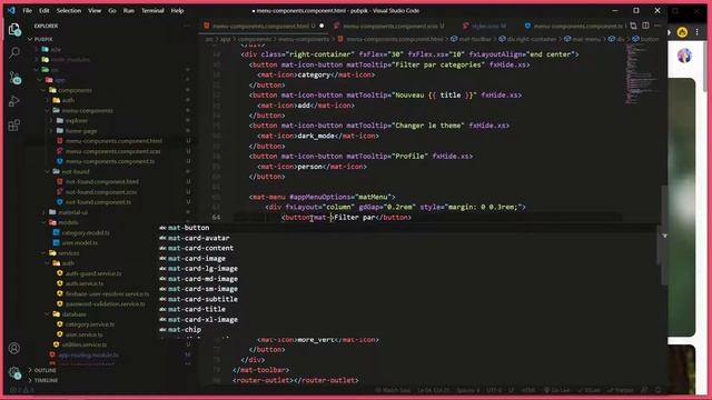 Responsive navbar In Angular with AngularFlexLayout смотреть онлайн