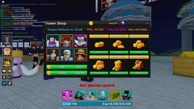 Rolling For AKAINU!! | Ultimate Tower Defense - Roblox смотреть онлайн