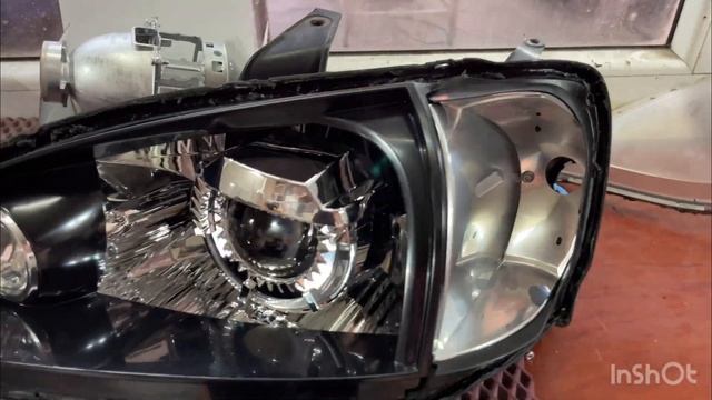 Установка мощных компактных билед линз 50 W стабильной работы в авто Daihatsu YRV 7(928)1112002 смотреть онлайн