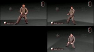 Chen Xiao Wang | Laojia Yilu | Movements 1-10 | 3 Angles | Front, Side, Above Together