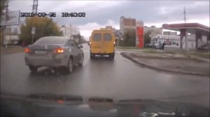 Наказали быдло на дороге