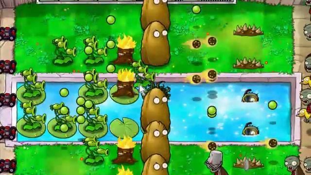 Let's play Plants Vs Zombies 20 FUEGO! FUEGO! y más FUEGO! смотреть онлайн