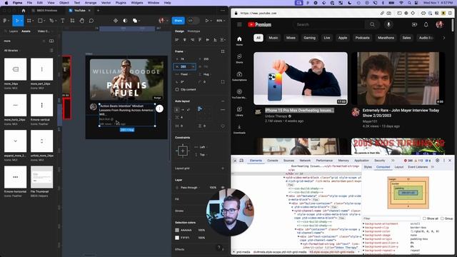 Reverse engineering YouTube's video grid UI from scratch in Figma смотреть онлайн