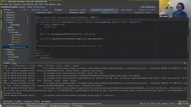 Websockets in practice - Mike Lehan - PHPSW: Websockets in practice, July 2020 смотреть онлайн