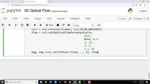 EP044 - Python OpenCV - Optical Flow