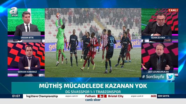 Zeki Uzundurukan Trabzonspor Gündemini Değerlendirdi! A Spor / Son Sayfa / 16.01.2022 смотреть онлайн