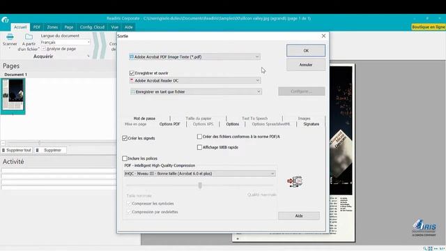 Readiris 17 Windows - Comment convertir en PDF смотреть онлайн
