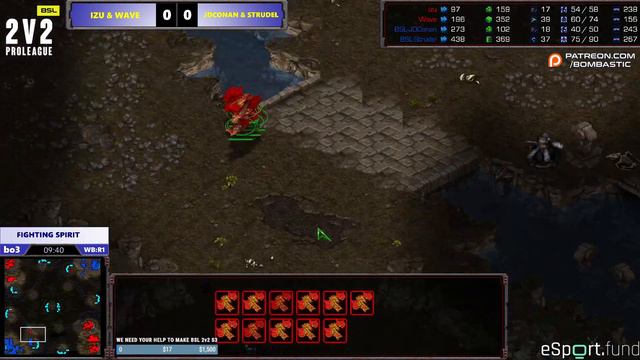 BSL 2v2 S2 - Day 1 - Izu&Wave vs JDConan&Strudel - part 1 - StarCraft BroodWar 2v2 Championship смотреть онлайн