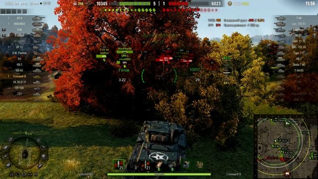 world of tanks gameplay , карта редшир, cromwell b смотреть онлайн