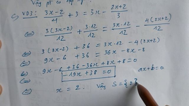 TOÁN 8. ĐẠI SỐ: PHƯƠNG TRÌNH QUY VỀ PHƯƠNG TRÌNH ax+b=0. смотреть онлайн