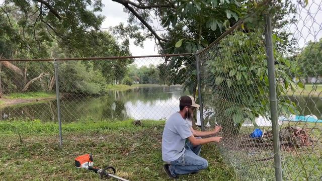 Crazy NEGLECTED WATERFRONT property makeover that I did for FREE!!! Neighbor HELPED ME!